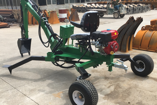 New products - 9hp ATV towable backhoe excavator