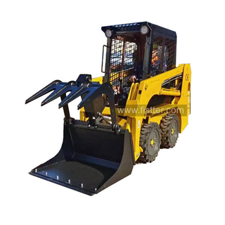 EURO 5 EPA 25HP Engine Skid Steer Loader with 72" bucket