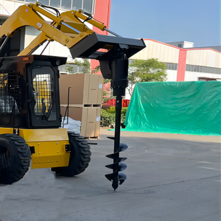 Earth Auger Attachment for Skid Steer